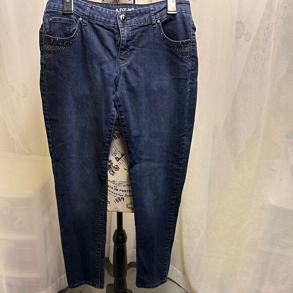 Apt. 9 Blue Ankle Cropped Jeans - Picture 1 of 5